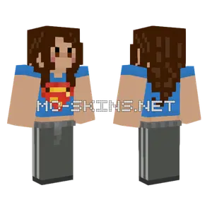 Superman 2 Minecraft skin