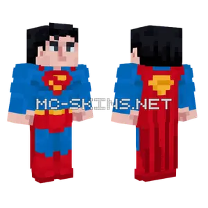 Superman 2025 Minecraft skin