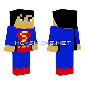 Superman Minecraft skin