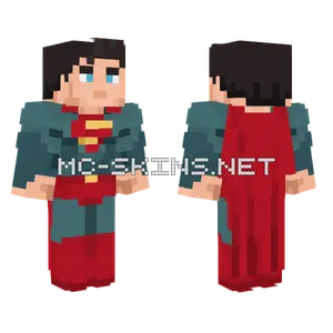 Superman Minecraft skin