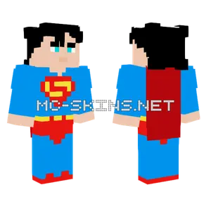 Superman Comic Skin Minecraft skin