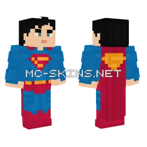 Superman DCU Minecraft skin