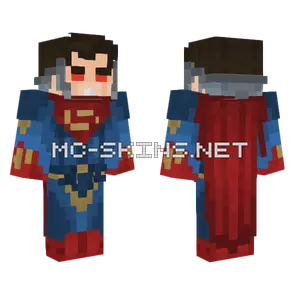 Superman Injustice 2 Minecraft skin