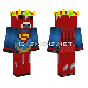 Superman Train Minecraft skin