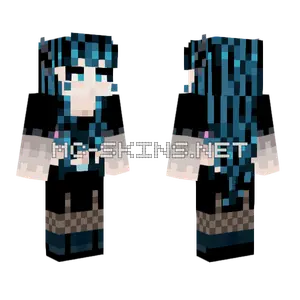 Susie Blue Hair Minecraft skin