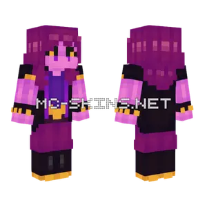 Susie Deltarune Dark World Minecraft skin