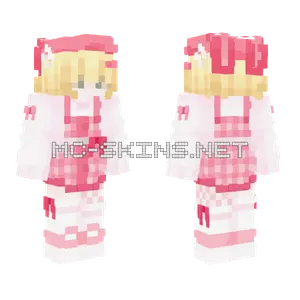 Suu Pink Outfit Minecraft skin