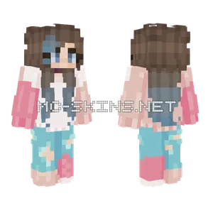 Sweat Color Block Jess Minecraft skin