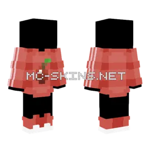 Sweet Apple Pastel Red Minecraft skin
