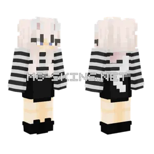 Sweet Cat Girl Minecraft skin