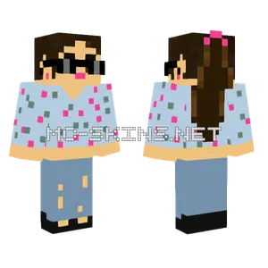 Sweety Girl Minecraft skin