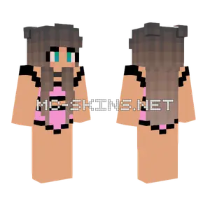 Swim Girl Minecraft skin