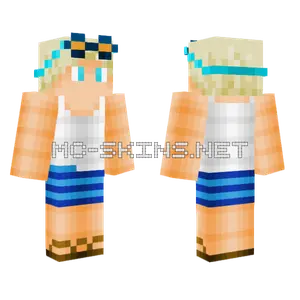 Swimming Boy Minecraft skin