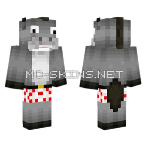 Swimming Donkey Minecraft skin
