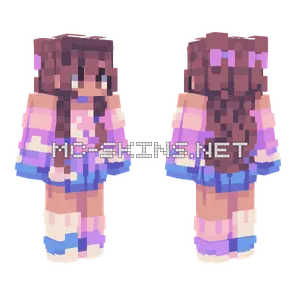 Swirling Sunset SF5 Counter Attack Minecraft skin