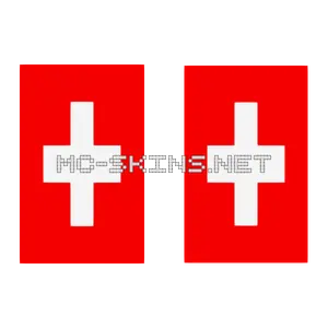 Switzerland Flag cape, outside and lining