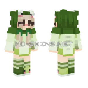 Sylvee Green Geckos Mcc Minecraft skin