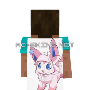 Sylveon Hoodie cape, outside and lining