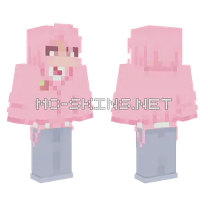Tabby Cat Girl Minecraft skin