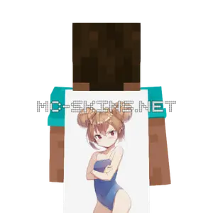 Taiga Aisaka Swimsuit cape, outside and lining