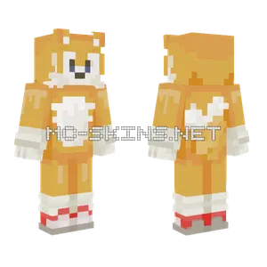 Tails The Fox Minecraft skin