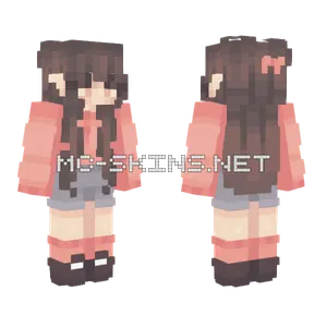Takeaway Girl Minecraft skin