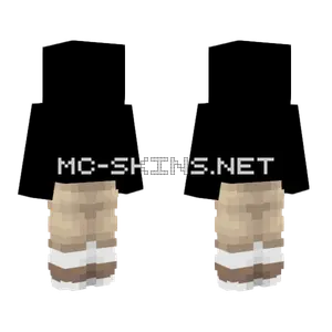 Tan Rolled Pants With Socks Minecraft skin