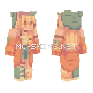 Tangerine Fruit Series Minecraft skin