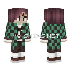 Tanjiro Kamado Minecraft skin