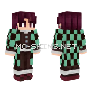 Tanjiro Kamado Minecraft skin