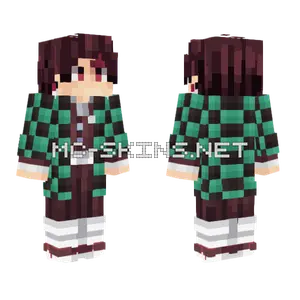 Tanjiro Kamado Minecraft skin