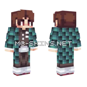 Tanjiro Kamado Hive Style Minecraft skin