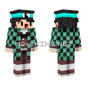 Tanjiro Kamado Skin Minecraft skin