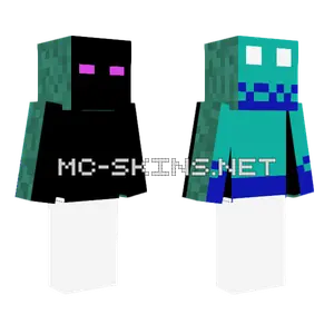 Teal Enderman Suit