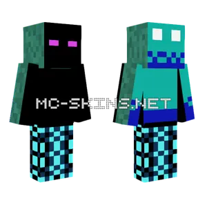 Teal Enderman Suit
