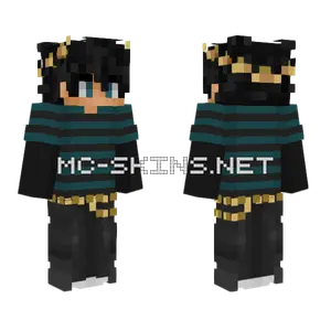 Teal Green Mariachi Minecraft skin