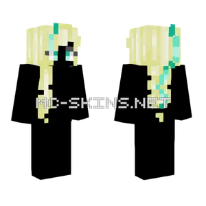Teal Highlights HB Minecraft skin