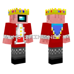 Technoblade Among Us Minecraft skin