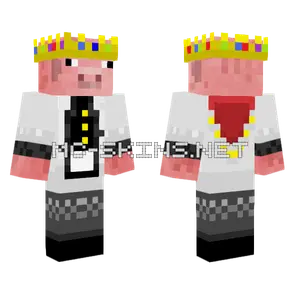 Technoblade Angel Tribute Minecraft skin