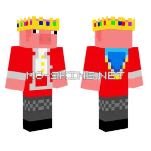Technoblade Barebones Minecraft skin