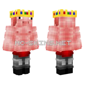 Technoblade But Shirtless Minecraft skin