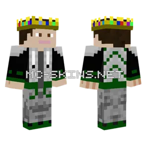 Technoblade Crown Skin Minecraft skin