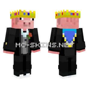 Technoblade Never Dies Gentleman Minecraft skin