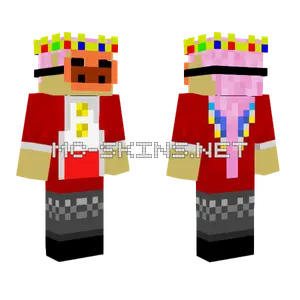 Technoblade Pig Mask Edition Minecraft skin