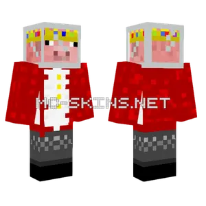 Technoblade Space Suit Minecraft skin
