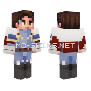 Tecno Blue Outfit Minecraft skin