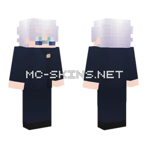 Teen Gojo Minecraft skin