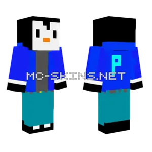 Teen Penguin Minecraft skin