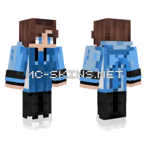 Teen That's Blue Minecraft skin