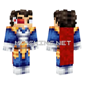 Teen Vegeta Minecraft skin